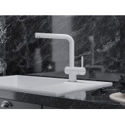 Смеситель Paulmark Dosse Do214418-431, белый матовый