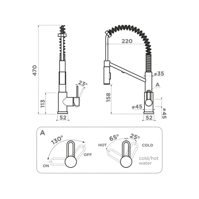 Смеситель Omoikiri Mikawa 2 Plus-C латунь/хром (4994451) Смеситель Omoikiri Mikawa 2 Plus-C латунь/хром (4994451)