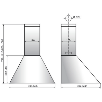 Вытяжка Elikor Эпсилон 60П-430-П3Л белый/зол. Вытяжка Elikor Эпсилон 60П-430-П3Л белый/зол.
