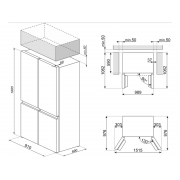 Холодильник SMEG FQI60KD
