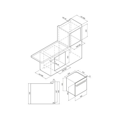 Компактный духовой шкаф с СВЧ и грилем GRAUDE BWG 45.0 W Компактный духовой шкаф с СВЧ и грилем GRAUDE BWG 45.0 W