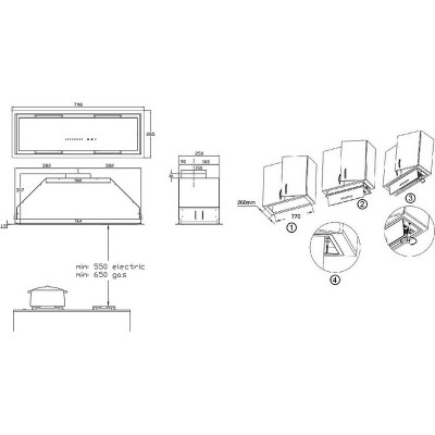 Вытяжка Korting KHI 9997 GW Вытяжка Korting KHI 9997 GW