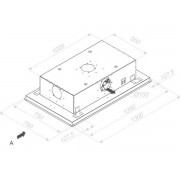 Вытяжка Pando E-232/130 CR-BL V.1250 ECO