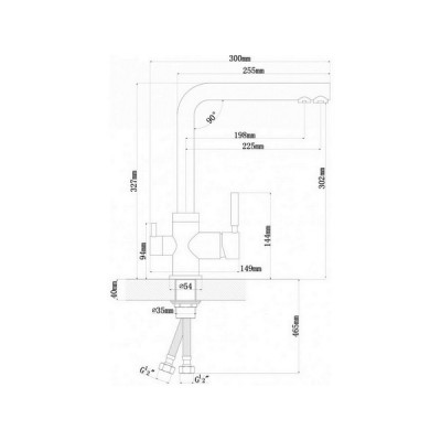Смеситель Longran Sprint Universal LM2195 - 49 CR Croma Смеситель Longran Sprint Universal LM2195 - 49 CR Croma