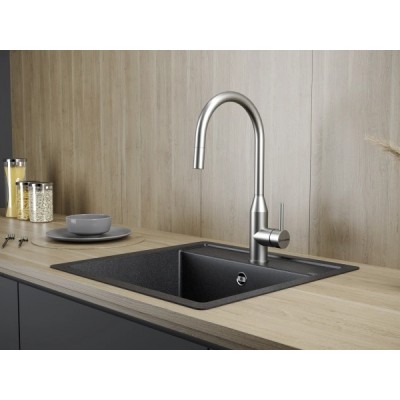 Смеситель Kuchenstern TIDA-S нержавеющая сталь Смеситель Kuchenstern TIDA-S нержавеющая сталь