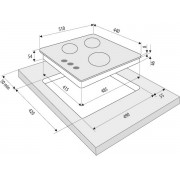 Варочная панель KRONA CORNIOLA 45 IX газовая