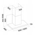 Вытяжка Falmec LUMINA NRS GLASS BLACK 90 Вытяжка Falmec LUMINA NRS GLASS BLACK 90