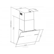 Вытяжка MEFERI AIRBOX60WH ULTRA