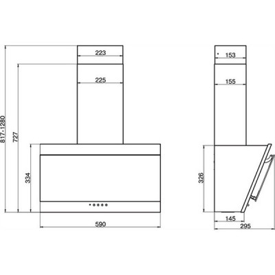 Вытяжка Elikor Сапфир 60П-430-К3Д белый/белое.стекло Вытяжка Elikor Сапфир 60П-430-К3Д белый/белое.стекло