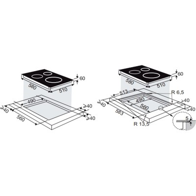 Варочная панель Brandt BPI264HSW индукционная Варочная панель Brandt BPI264HSW индукционная