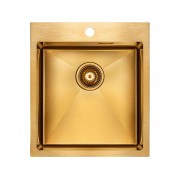 Мойка Paulmark Neckar PM804551-BG, брашированное золото