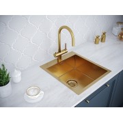 Мойка Paulmark Neckar PM804551-BG, брашированное золото