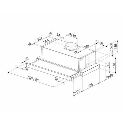 Вытяжка SMEG KSET61E2 Вытяжка SMEG KSET61E2