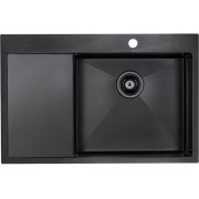 Мойка Paulmark Elde PM807851-GMR, вороненая сталь