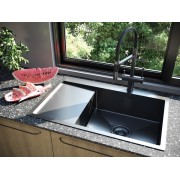 Мойка Paulmark Elde PM807851-GMR, вороненая сталь