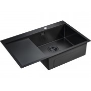 Мойка Paulmark Elde PM807851-GMR, вороненая сталь