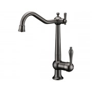 Смеситель Paulmark Retro Re213226-GM, вороненая сталь