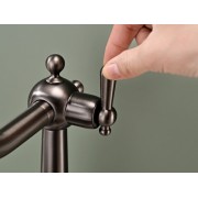 Смеситель Paulmark Retro Re213226-GM, вороненая сталь