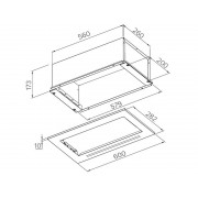 Вытяжка MEFERI SMARTBOX60WH POWER