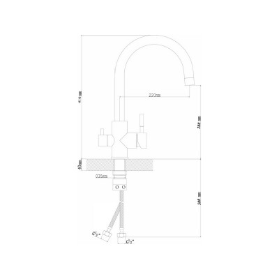 Смеситель Florentina Клио жасмин Смеситель Florentina Клио жасмин