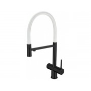 Смеситель Emar ЕС - 7024WHT Black