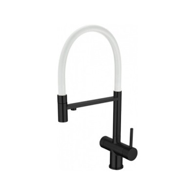 Смеситель Emar ЕС - 7024WHT Black Смеситель Emar ЕС - 7024WHT Black
