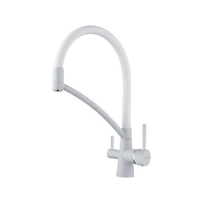 Смеситель Paulmark Siegen Si213111-431TW, белый полностью Смеситель Paulmark Siegen Si213111-431TW, белый полностью