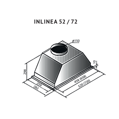 Вытяжка Kuppersberg INLINEA 72 Inox Вытяжка Kuppersberg INLINEA 72 Inox