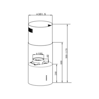 Вытяжка MAUNFELD LEE LIGHT ISLA 35 черный (в 1-й коробке) Вытяжка MAUNFELD LEE LIGHT ISLA 35 черный (в 1-й коробке)