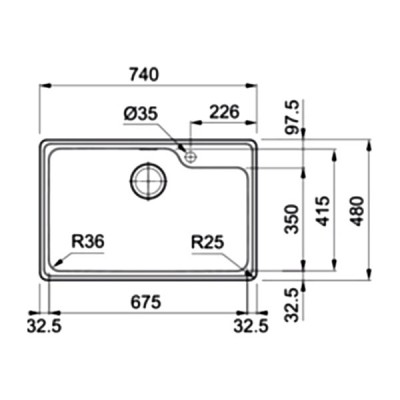 Мойка Franke BCX 610-74 TL стоп-вент. (101.0689.946) Мойка Franke BCX 610-74 TL стоп-вент. (101.0689.946)