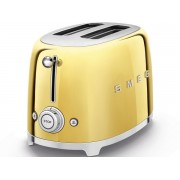 Тостер на 2 ломтика SMEG TSF01GOEU золото