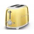 Тостер на 2 ломтика SMEG TSF01GOEU золото Тостер на 2 ломтика SMEG TSF01GOEU золото
