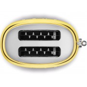 Тостер на 2 ломтика SMEG TSF01GOEU золото