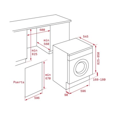 Встраиваемая стирально-сушильная машина TEKA LSI5 1481 (114030004) Встраиваемая стирально-сушильная машина TEKA LSI5 1481 (114030004)