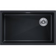 Мойка Paulmark Lumi 74uni-skew LU74SK-BLM, черный металлик