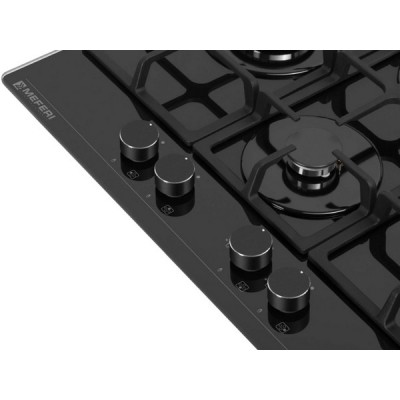 Варочная панель MEFERI MGH604BK GLASS ULTRA газовая Варочная панель MEFERI MGH604BK GLASS ULTRA газовая