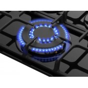 Варочная панель MEFERI MGH604BK GLASS ULTRA газовая