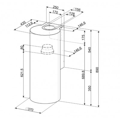 Вытяжка SMEG KR37XE Вытяжка SMEG KR37XE