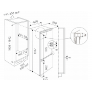 Холодильник Kuppersbusch FKGF 9855.0i встраиваемый
