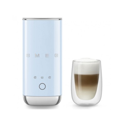 Вспениватель молока SMEG MFF02PBEU пастельный голубой Вспениватель молока SMEG MFF02PBEU пастельный голубой