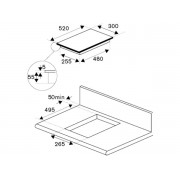 Варочная панель Bertazzoni P302I23NV индукционная