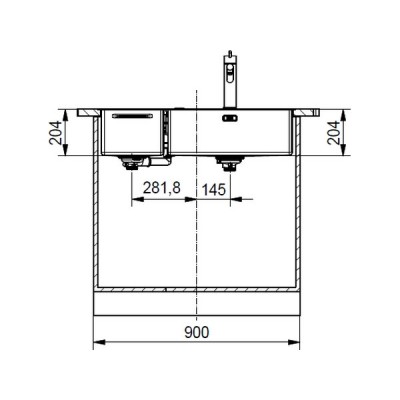 Мойка Franke Box Center BWX 220-54-27 TL, рабочий центр слева (127.0538.260) Мойка Franke Box Center BWX 220-54-27 TL, рабочий центр слева (127.0538.260)