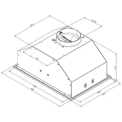 Вытяжка KRONA KATE 400 inox PB Вытяжка KRONA KATE 400 inox PB
