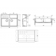 Мойка Florentina Вилладжио жасмин