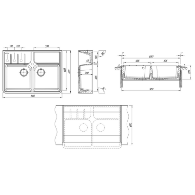 Мойка Florentina Вилладжио жасмин Мойка Florentina Вилладжио жасмин