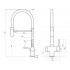 Смеситель Emar ЕС - 7024 Matt Gold Смеситель Emar ЕС - 7024 Matt Gold