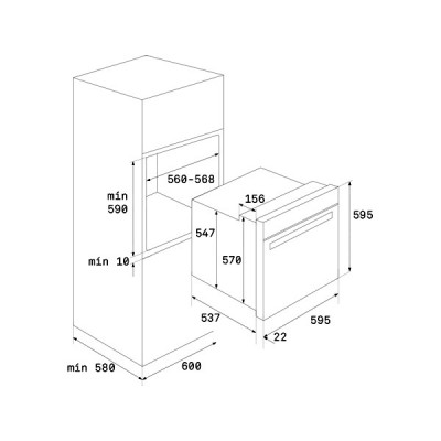 Духовой шкаф TEKA STEAKMASTER NIGHT RIVER BLACK (111000036) Духовой шкаф TEKA STEAKMASTER NIGHT RIVER BLACK (111000036)