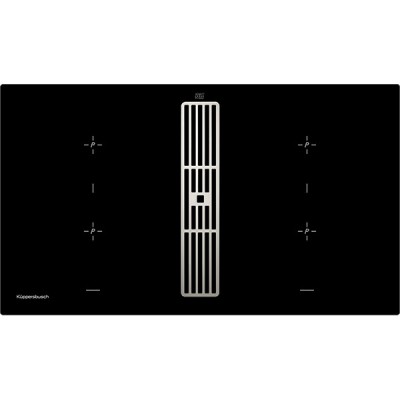 Варочная панель Kuppersbusch KMI 9850.0 SR Stainless Steel индукционная с вытяжкой Варочная панель Kuppersbusch KMI 9850.0 SR Stainless Steel индукционная с вытяжкой
