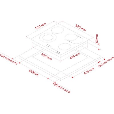 Варочная панель Kuppersberg ECS 624 электрическая Варочная панель Kuppersberg ECS 624 электрическая