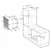 Духовой шкаф Gorenje BSA6747DGWI с паром